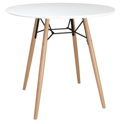 Eames Inspired White Round Table